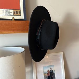 Brixton black rancher fedora hat